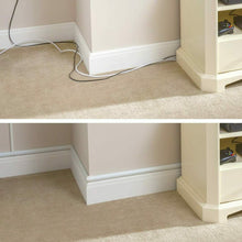 Carica l&#39;immagine nel visualizzatore di Gallery, Canaline passa cavi per impianti elettrici con attacchi per angoli 2 x 1m Bianco