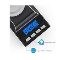 Carica l&#39;immagine nel visualizzatore di Gallery, Bilancia di Precisione leggera digitale con sensibilità da 0.001g, Display LCD