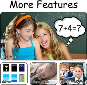 PTHTECHUS Orologio Intelligente Bambini con 7 Giochi - Musica MP3 X6-Blue
