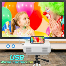 Carica l&#39;immagine nel visualizzatore di Gallery, Proiettore, Mini Proiettore Wifi, Portatile Wireless 5500 Lumen...