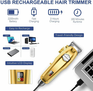 Tagliacapelli Elettrico Uomo Professionale, Xpreen Macchinetta per Capelli...