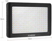 Carica l&#39;immagine nel visualizzatore di Gallery, Andoer 192 Faretto a Led Fotografia, Dimmerabile 3200K-6000K Video Luce, Nikon