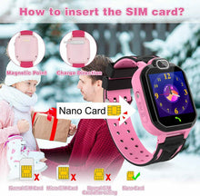 Carica l'immagine nel visualizzatore di Gallery, INIUPO Smartwatch per bambini ragazze Gioco telefono Smart Watch Rosa