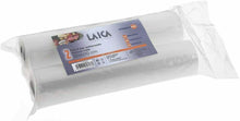 Carica l'immagine nel visualizzatore di Gallery, 2 x Rotoli per sottovuoto per Alimenti Laica VT3509 Formato 28x600 cm confezione