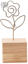 Carica l'immagine nel visualizzatore di Gallery, TOYMYTOY Segnaposto Legno Porta Foto da Tavolo in Base forma Tronco Supporto...