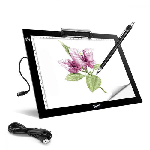 Zecti Tavoletta Luminosa A4 Ultra Sottile 4mm 6 Registrabile Livelli di...