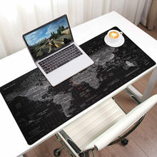 Carica l'immagine nel visualizzatore di Gallery, Tappetino da Gaming XXL per mouse e tastiera PC, Mappa del mondo 900x 400x 3 mm