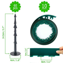 Carica l&#39;immagine nel visualizzatore di Gallery, Bordura per aiuole Verde | Chrispol System | lunghezza 10 10 metri,