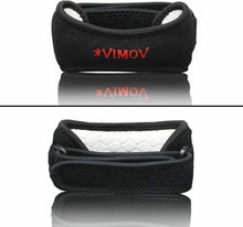 Carica l'immagine nel visualizzatore di Gallery, Tutore di supporto per ginocchio, Supporto con cinghia con pad in silicone, Nero