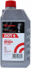 Carica l'immagine nel visualizzatore di Gallery, Liquido per freni Brembo DOT 4, Bottiglia da 0,5 litri, Anche per sistemi ABS