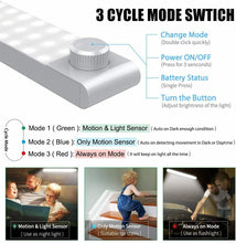 Carica l'immagine nel visualizzatore di Gallery, Lampada led Luce per armadio sensore di movimento, 78 LED Bianco-78 Led