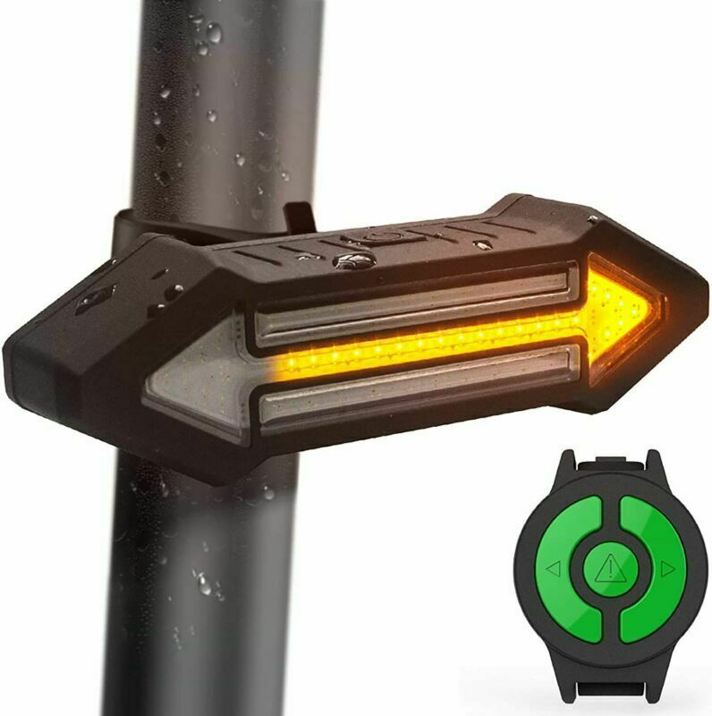 Fanale Posteriore Per Bicicletta HAHAKEE - Telecomando Wireless, Freccia e...