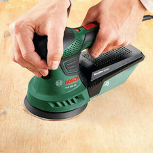 Carica l'immagine nel visualizzatore di Gallery, Disco abrasivo da 125 mm a strappo per levigatrice Bosch PEX 300/400 AE, Nero