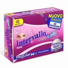 Carica l'immagine nel visualizzatore di Gallery, LINES ASSORBENTI DONNA INTERVALLO LADY REGULAR - 40PZ