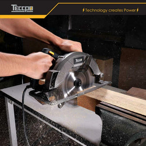 Sega Circolare, TECCPO 1200W Circolare Elettrica, 5800 RPM, con 24 lame...