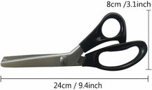 Carica l'immagine nel visualizzatore di Gallery, Pinking Shears,Forbici da Sarto Professionali,Taglio a Zigzag in Acciaio...