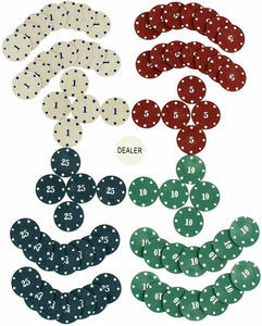 Extrela - Set da poker con scatola in metallo, 200 fiches poker, 2 mazzi...