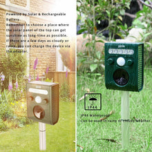 Carica l&#39;immagine nel visualizzatore di Gallery, Repellente per gatti a batterie Scaccia Cani Volpe con Batterie ricaricabili
