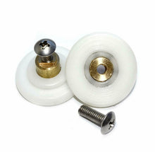 Carica l&#39;immagine nel visualizzatore di Gallery, Rolli Cuscinetti Box Doccia Ricambio Ottone Rullo Runner 26mm Rulli HS041 8 Pz