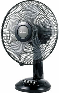 Ventilatore con diametro da 30 cm da tavolo, 3 velocità, Inclinazione regolabile