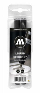 Molotow MO703112 Liquid - Set di 2 pennarelli cromati (1 x 1 mm e 1 x 2 mm)