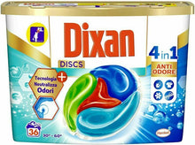 Carica l&#39;immagine nel visualizzatore di Gallery, Dixan Discs Detersivo Lavatrice Capsule, per in Capsule...
