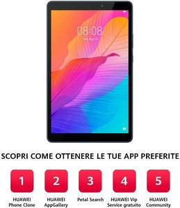 HUAWEI MatePad T8, display da 8", Memoria Interna da 16 GB, LTE Octa-Core