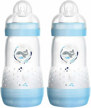 Carica l'immagine nel visualizzatore di Gallery, MAM 2 Biberon anticoliche autosterilizzante, 260 ml, 0 Mesi+, Modelli assortiti