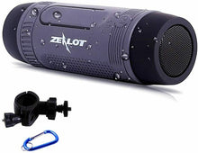 Carica l&#39;immagine nel visualizzatore di Gallery, ZEALOT S1 Cassa Bluetooth Piccola Portatile Waterproof IPX5 Con Torcia Grigio