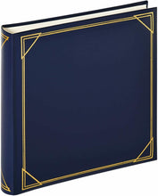 Carica l'immagine nel visualizzatore di Gallery, Album Fotografico Adesivo Grande, 100 Pagine, Copertina in pelle artificiale Blu