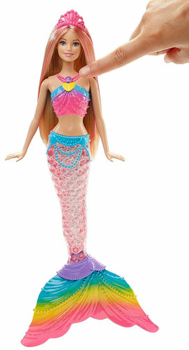 Barbie DHC40 Bambola Sirena Magico Arcobaleno