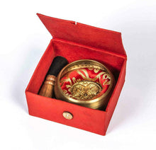 Carica l'immagine nel visualizzatore di Gallery, Campana Tibetana Armonica 7 Metalli 450 gr Originale del Nepal Antica Fatta...