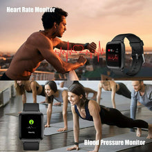 Carica l&#39;immagine nel visualizzatore di Gallery, AIKELA Smartwatch, Orologio Fitness con Saturimetro (SpO2)/Misuratore nero