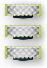 Carica l&#39;immagine nel visualizzatore di Gallery, 3 x Testine di ricambio per Philips QP230/50 OneBlade, Lama per rasoio elettrico