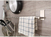 Carica l'immagine nel visualizzatore di Gallery, ZUNTO Bagno Adesivo Porta Salviette Acciaio Inox Portasciugamani 40cm