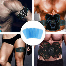 Carica l&#39;immagine nel visualizzatore di Gallery, 40 x Adesivi PAD in gel di ricambio per elettrostimolatore, EMS ABS gel training