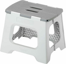 Carica l'immagine nel visualizzatore di Gallery, VIGAR - Sgabello pieghevole compact in plastica 27 cm, Grigio