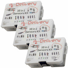 Carica l&#39;immagine nel visualizzatore di Gallery, AZDelivery 3 x Kit 16 in 1 - di accessori per Raspberry Pi/Arduino con...