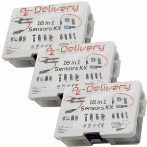 AZDelivery 3 x Kit 16 in 1 - di accessori per Raspberry Pi/Arduino con...