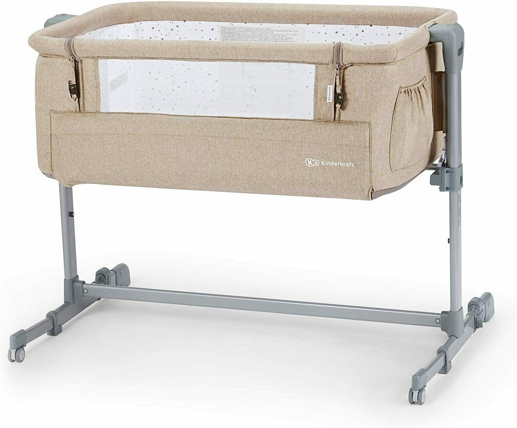 Kinderkraft Culla da Affiancare NESTE UP, Lettino Co-Sleeping, Regolabile,...