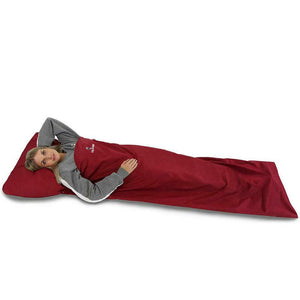 ALPIDEX Policotone Sacco Lenzuolo sacco letto Campeggio Viaggio Red Sunset