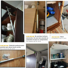 Carica l&#39;immagine nel visualizzatore di Gallery, 2 x Ammortizzatore per ante cucine mobili, Pistone molla a gas 100N, Cerniera