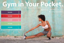 Carica l&#39;immagine nel visualizzatore di Gallery, Set di 5 Bande Elastiche di Resistenza per Fitness, Yoga, Crossfit - Colori vari