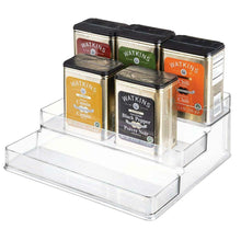 Carica l&#39;immagine nel visualizzatore di Gallery, iDesign Organizer cucina, Grande scaffale cucina a 3 ripiani in plastica,...