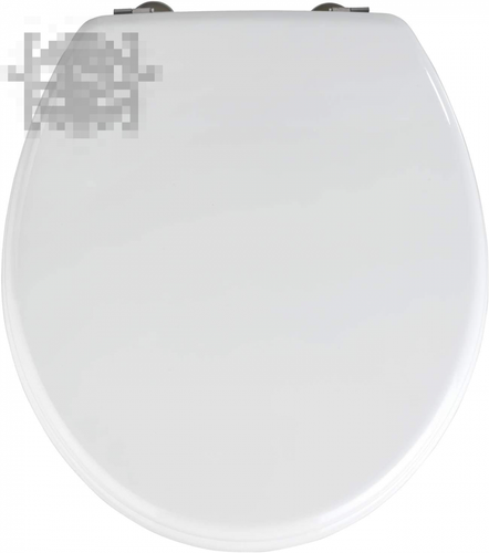 WENKO Sedile WC Prima bianco - per con cassetta a zaino, MDF, 37 x Bianco