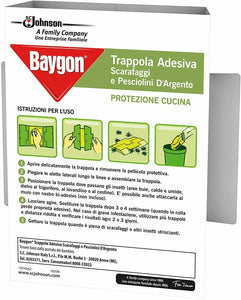 5 x Trappola per insetti scarafaggi e pesciolini d'argento, Protezione adesiva