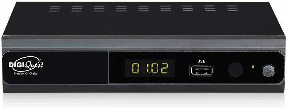 Decoder digitale terrestre Full HD Digiquest twin tuner con funzione di registro