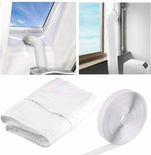 Guarnizione per condizionatore portatile per finestre, Universale a strappo, Zip