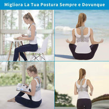 Carica l'immagine nel visualizzatore di Gallery, Anoopsyche Correttore Postura Schiena per Donna Uomo Regolabile Posturale...