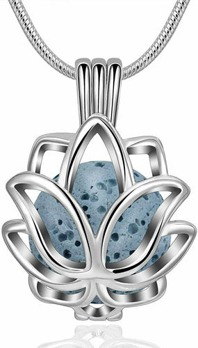 INFUSEU, collana da donna con diffusore di oli essenziali per aromaterapia,...